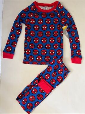 Disney Blue and Red Spider-Man Kids Pajama Set